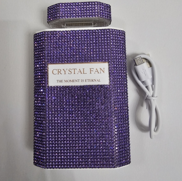 Fan - Handheld Rhinestone Fan - Picture 3 of 5